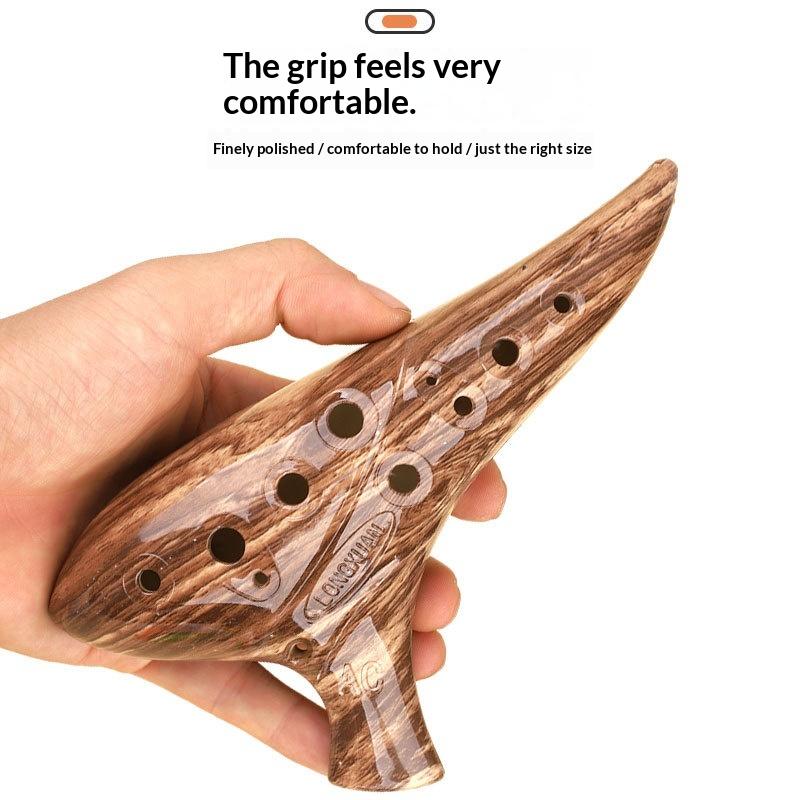 Musical Instrument Qin - NUOVO Strumento Ocarina a 12 Fori,