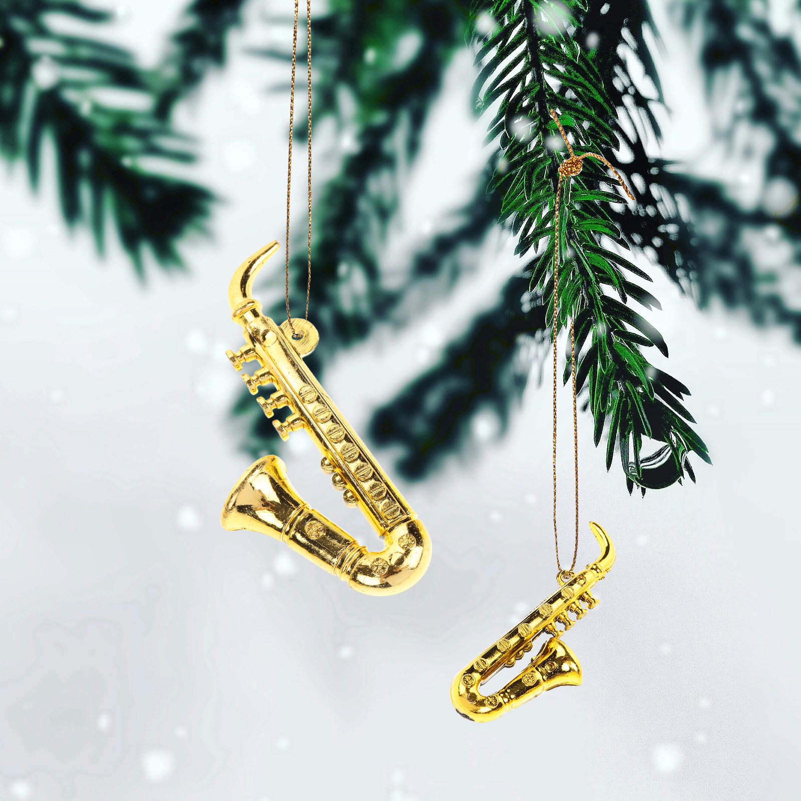 Musical Instrument Xmas Ornaments - 20 Pezzi Decorazioni Natalizie a Forma
