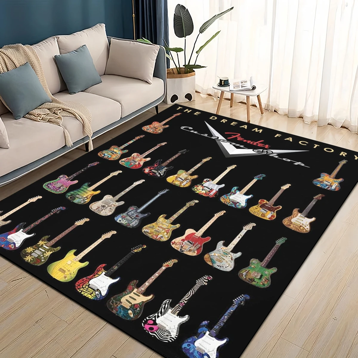 Musical Instrument Logo - 3D Retro Fender logo Strumenti per