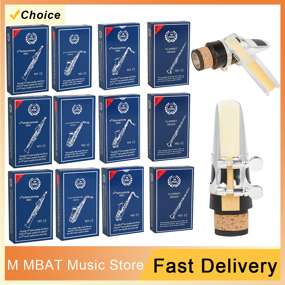 Musical Instrument Oboe - 10/20Set 2.5 Soprano/Alto/Tenore/Clarinetto B Piatto Sassofono