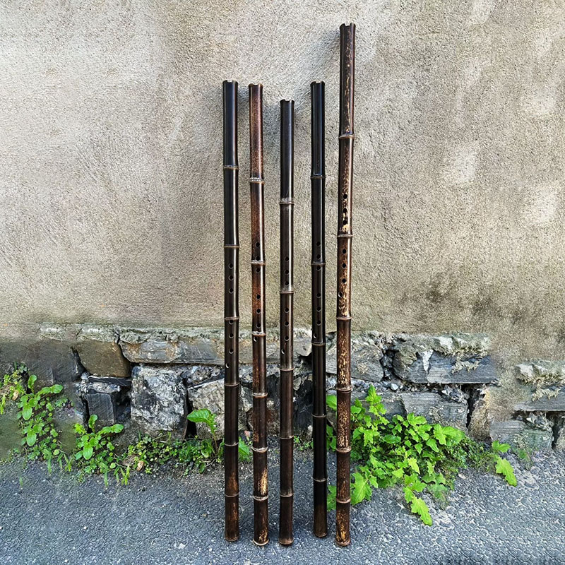 Musical Instrument Qin - 8 fori di bambù viola Xiao