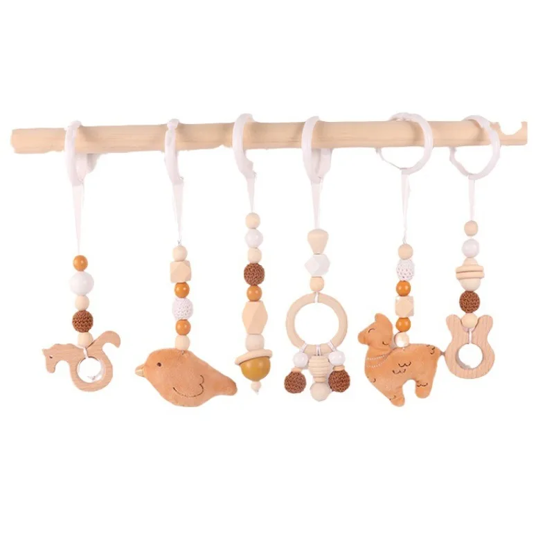 Musical Instrument Rattle - 6 pezzi di legno giocattoli per