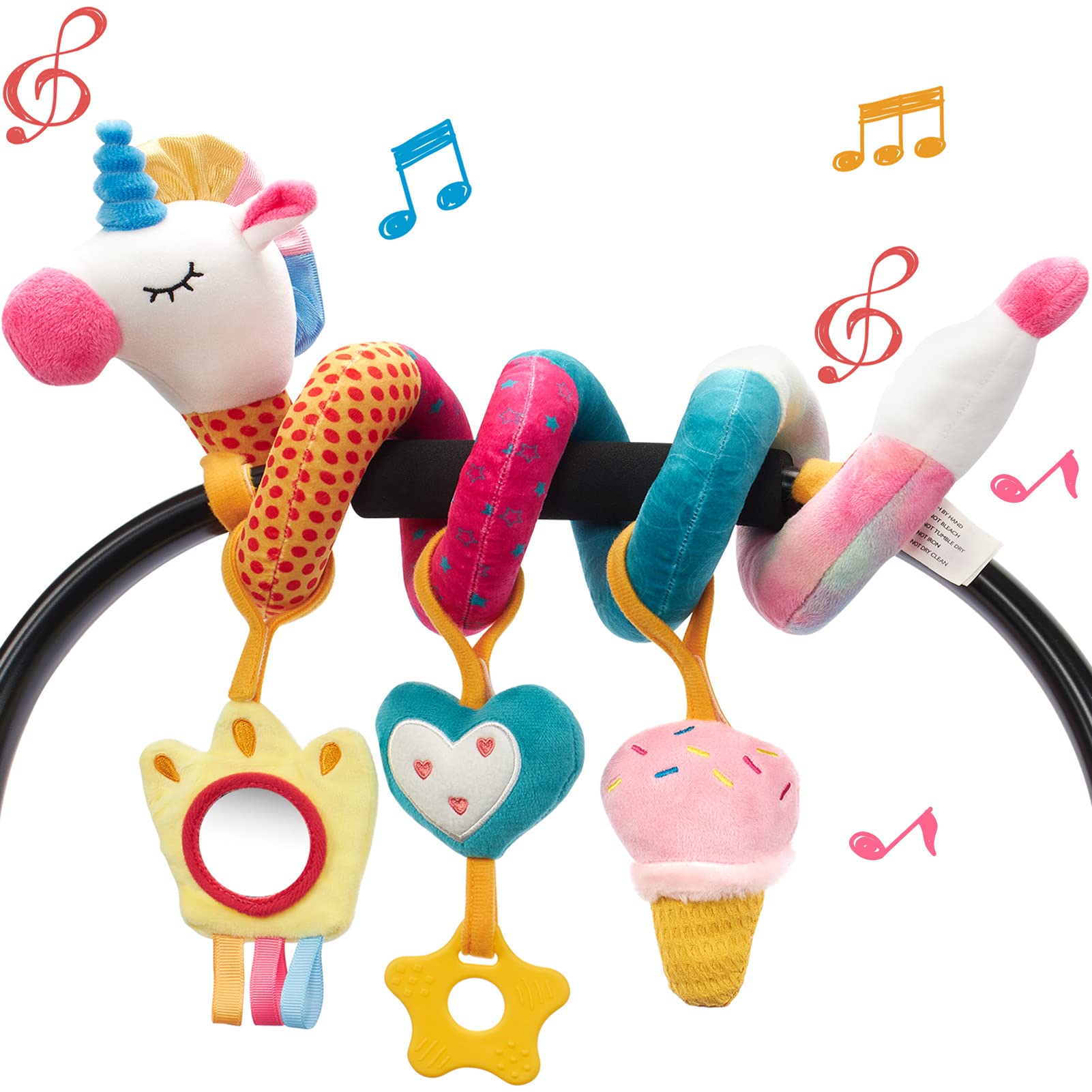 Musical Instrument Rattle - Seggiolino auto giocattoli per bambini sonaglio