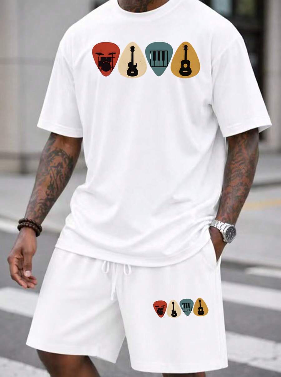 Musical Instrument Of - Set da Uomo 2 Pezzi: T-Shirt