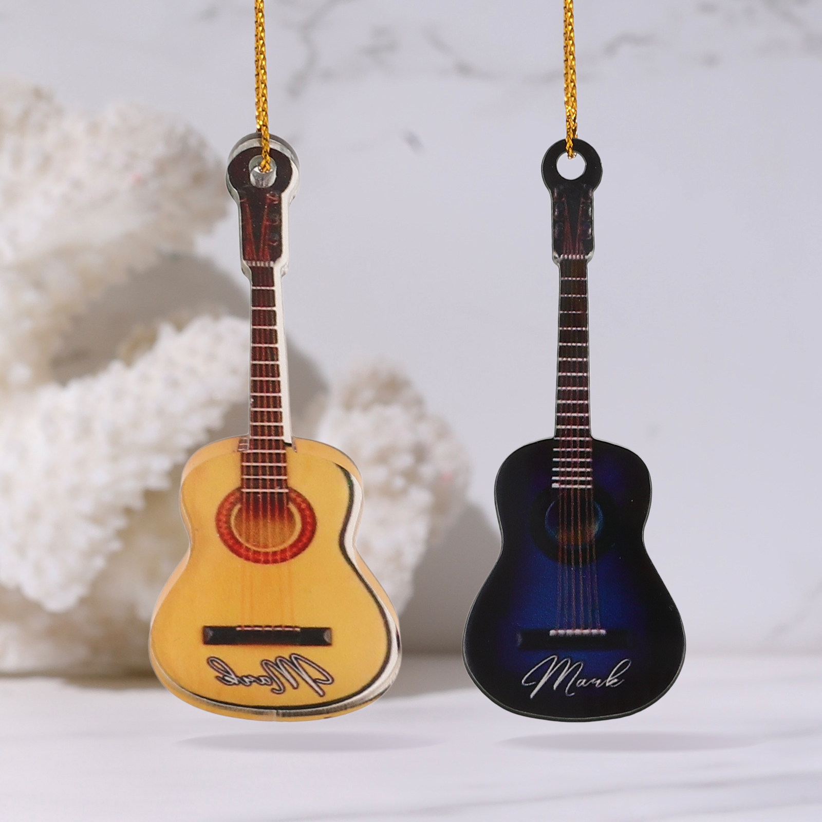 10 Pezzi Mini Chitarre Ornamen - Musical Instrument Xmas Ornaments recensione e prezzo