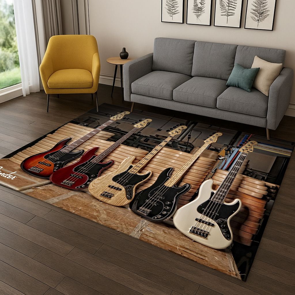 3D Fender Chitarra Basso Strum - Musical Instrument Logo recensione e prezzo