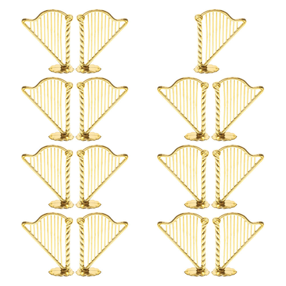 15 Pezzi Miniature di Arpe, Or - Musical Instrument Xmas Ornaments recensione e prezzo