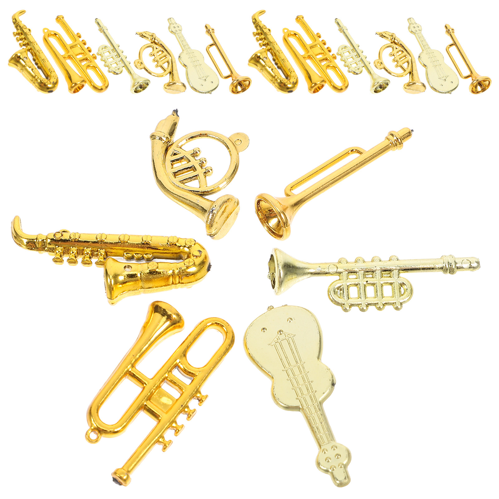 Set di 24 Miniature di Strumen - Musical Instrument Xmas Ornaments recensione e prezzo