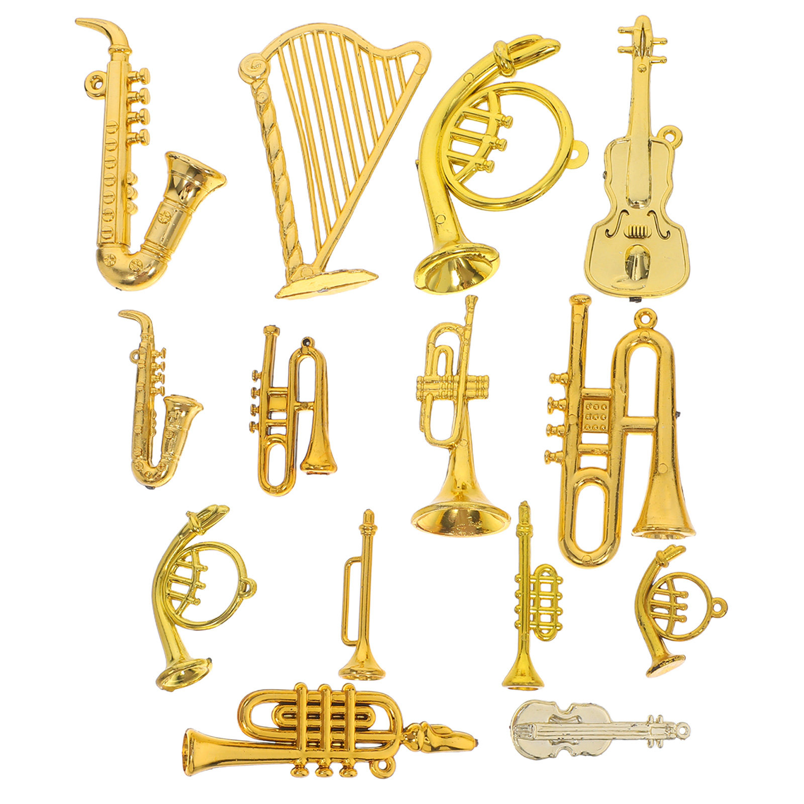 Set di 14 Mini Strumenti Music - Musical Instrument Xmas Ornaments recensione e prezzo