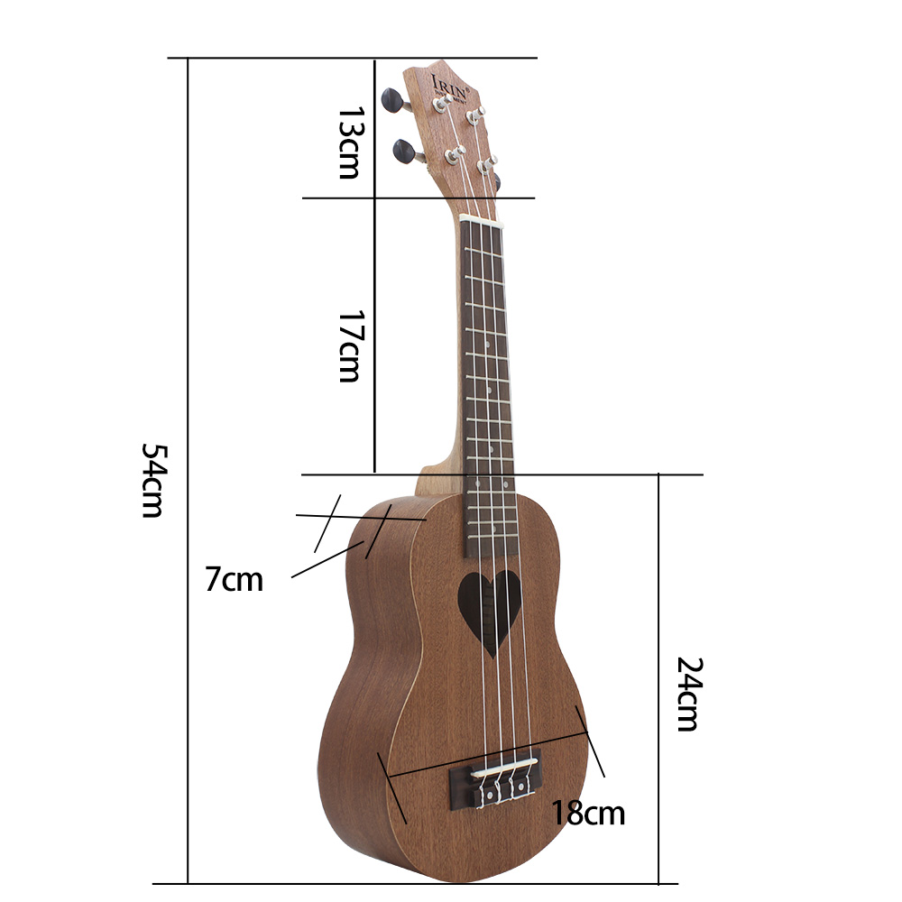 Ukulele Hawaiano da 21 Pollici - Musical Instrument Qin recensione e prezzo