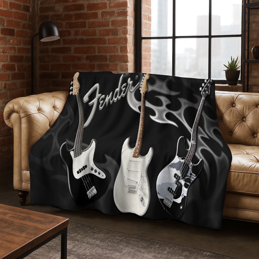 Coperta in Flanella con Logo F - Musical Instrument Logo recensione e prezzo