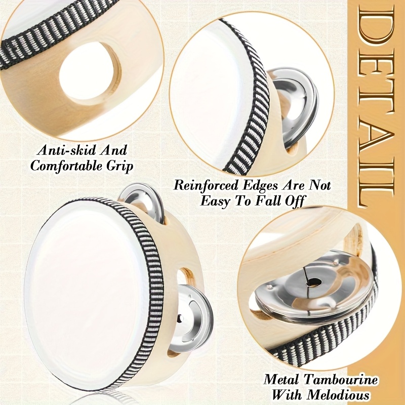 1/3 Tamburelli in Legno da 6/8 - Musical Instruments Game recensione e prezzo