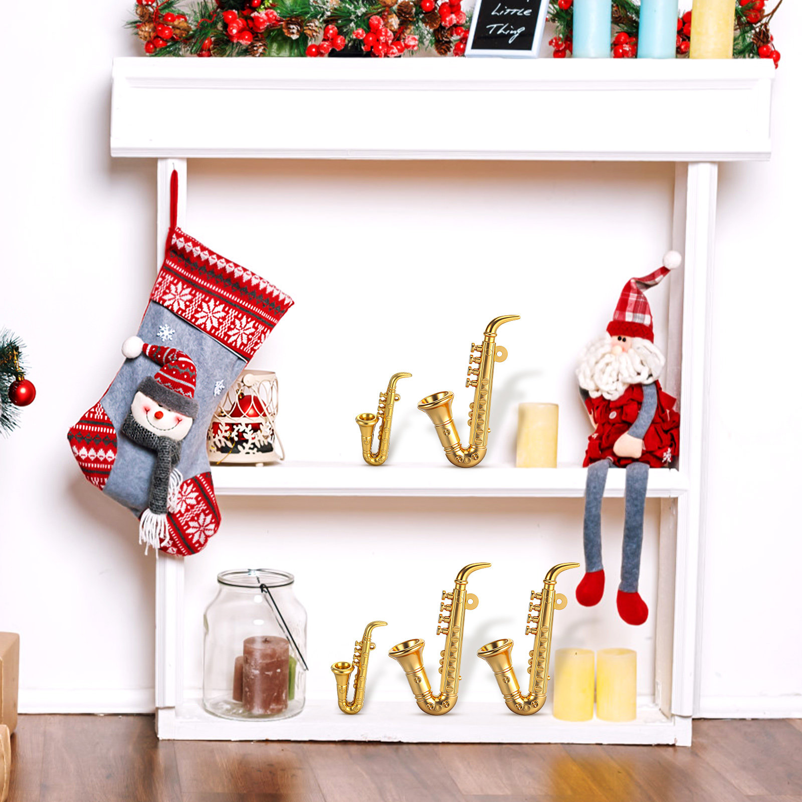 20 Pezzi di Mini Decorazioni a - Musical Instrument Xmas Ornaments recensione e prezzo