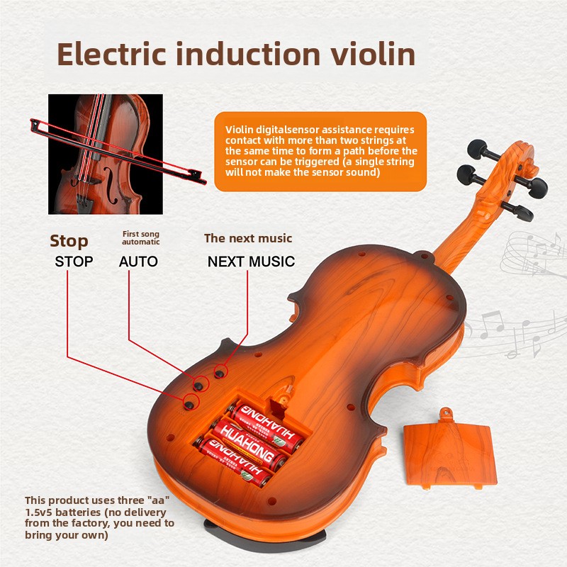 Giocattoli per violino acustic - Musical Instrument Qin recensione e prezzo