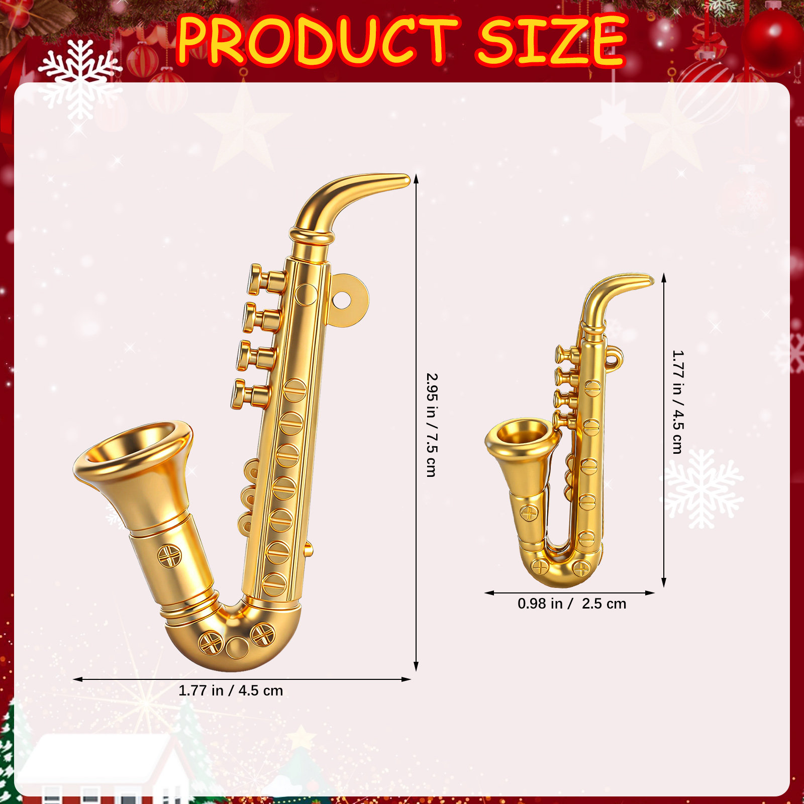 20 Pezzi Decorazioni a Forma d - Musical Instrument Xmas Ornaments recensione e prezzo
