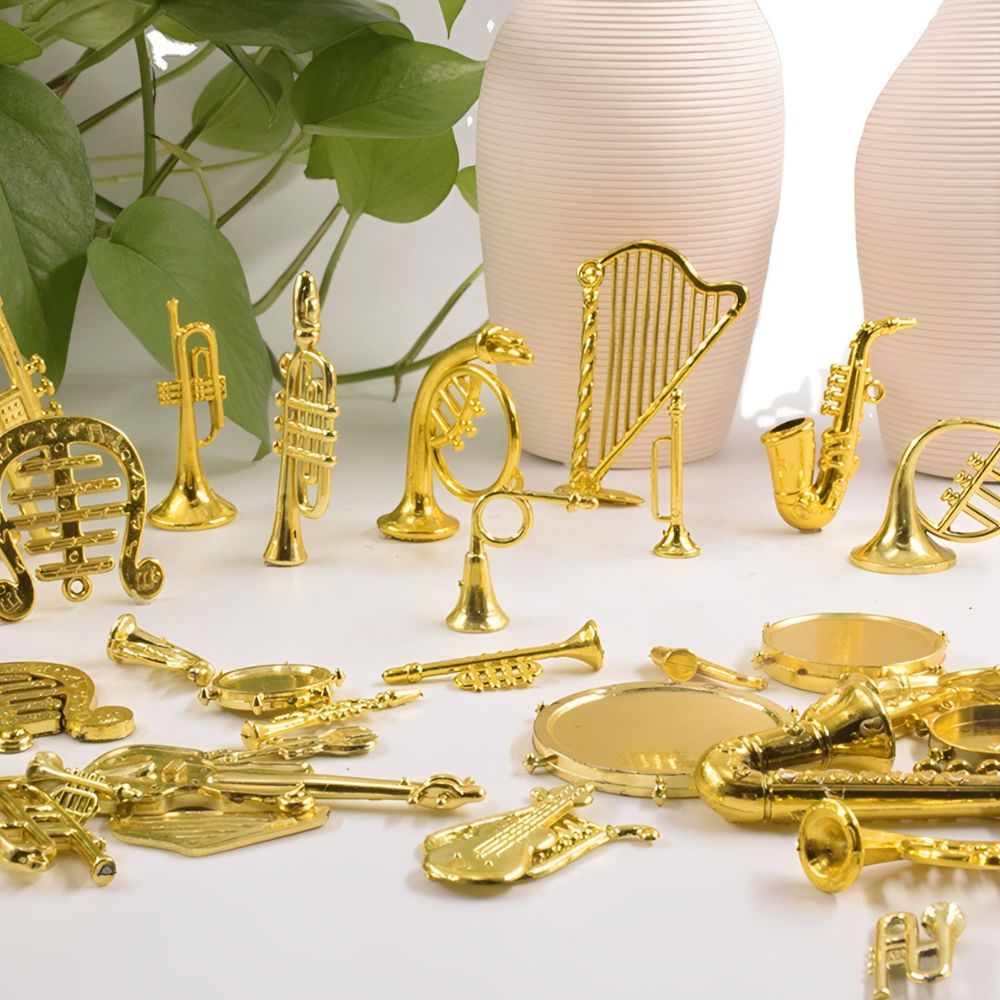 5/18 Pezzi Ornamenti Musicali  - Musical Instrument Xmas Ornaments recensione e prezzo