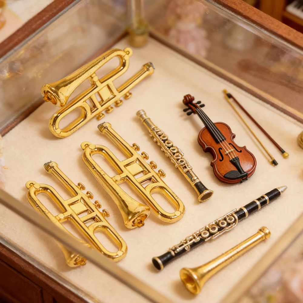 5/18 Pezzi Ornamenti Musicali  - Musical Instrument Xmas Ornaments recensione e prezzo