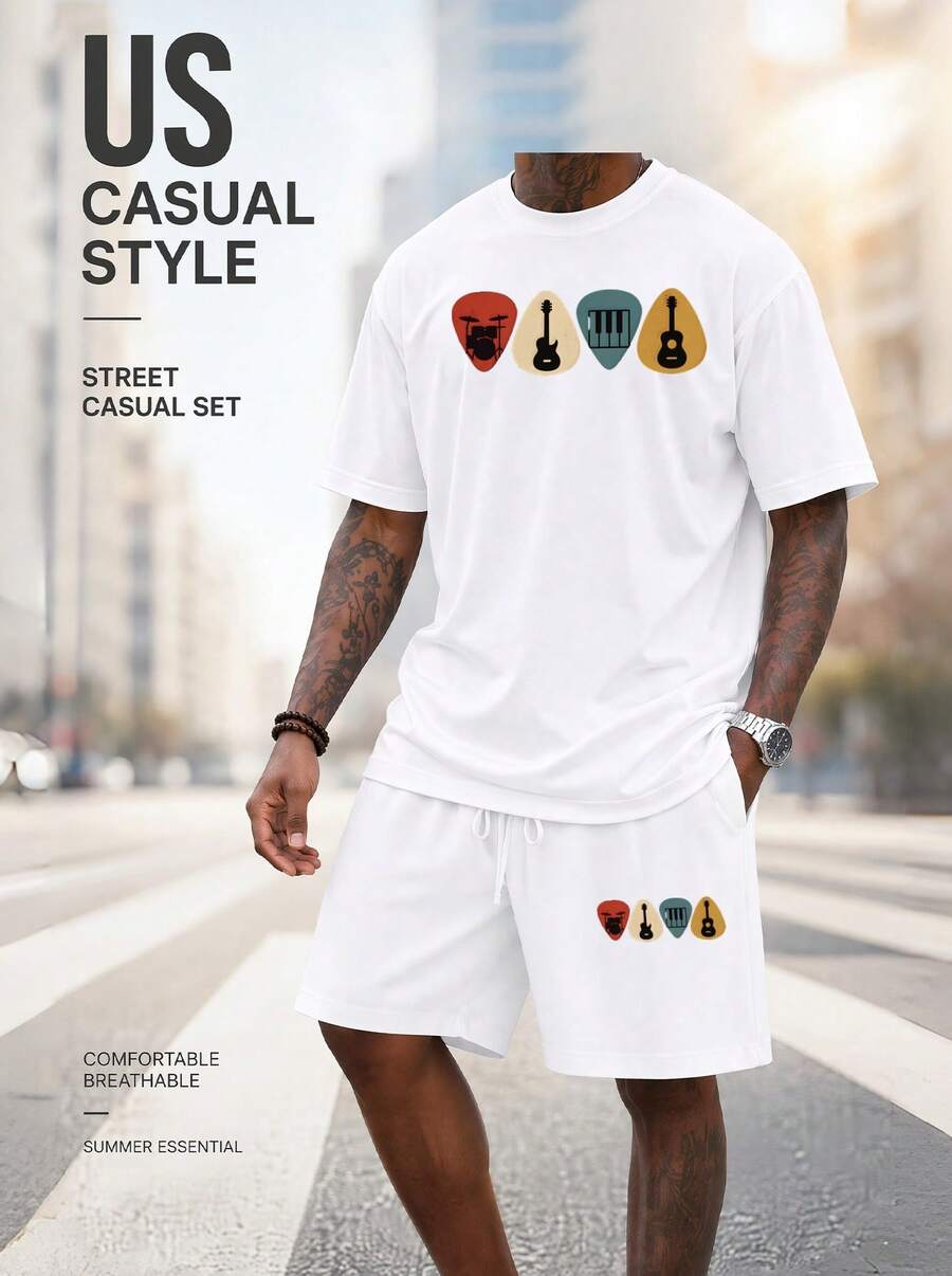 Set da Uomo 2 Pezzi: T-Shirt O - Musical Instrument Of recensione e prezzo