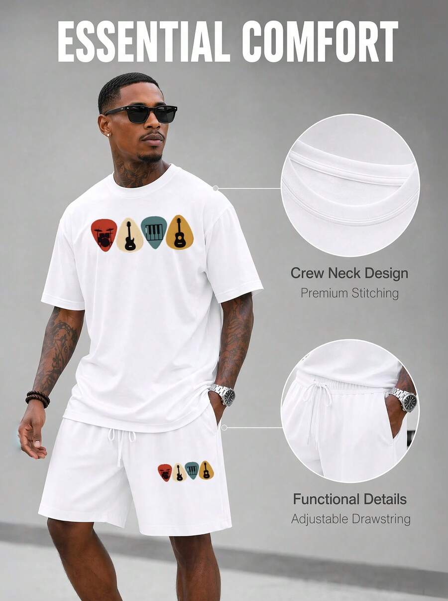 Set da Uomo 2 Pezzi: T-Shirt O - Musical Instrument Of recensione e prezzo
