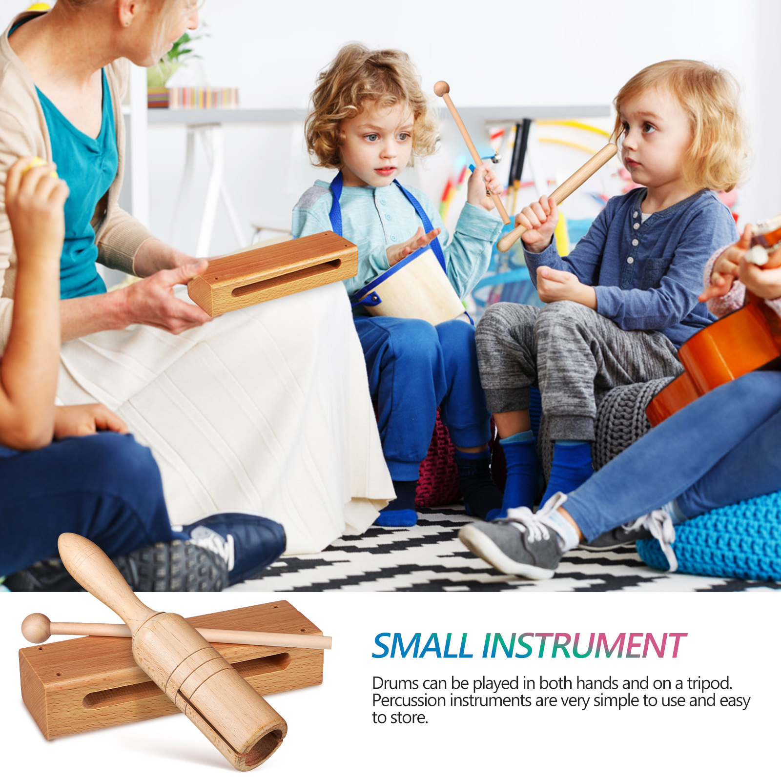 Set di 2 Strumenti a Percussio - Musical Instrument Mallet recensione e prezzo
